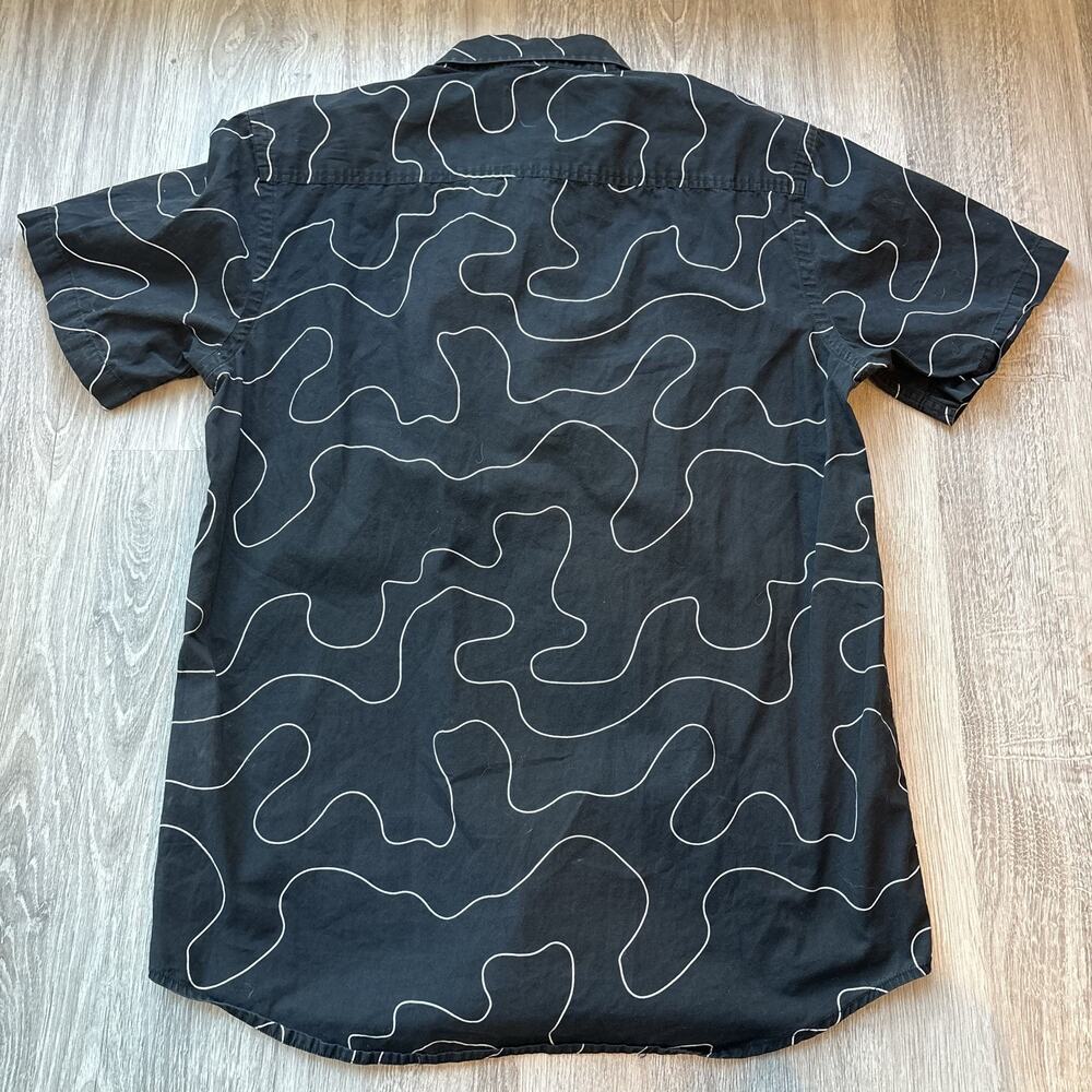 Saturdays Surf NYC Men's Abstract Print Button Down Shirt M - Picture 6 of 6